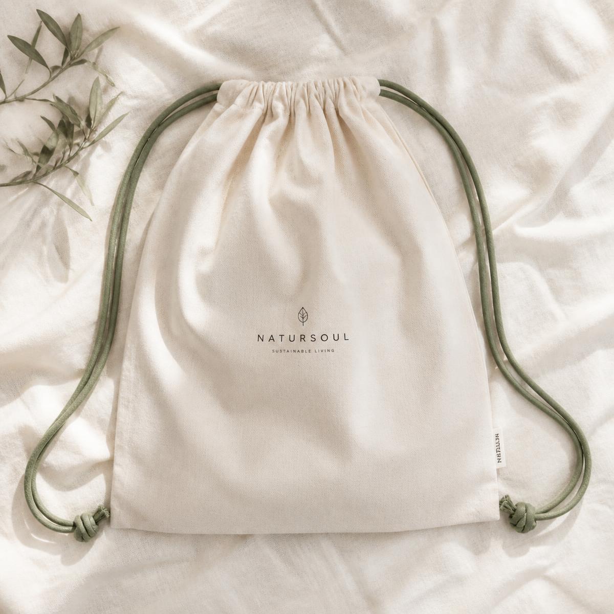 Cotton Drawstring Backpack